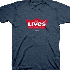 Kerusso He Lives Tshirt. Unisex
